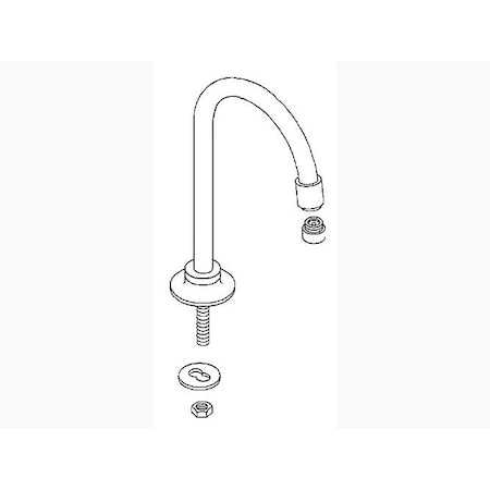 Kohler Spout Assy, Gooseneck 73890-CP